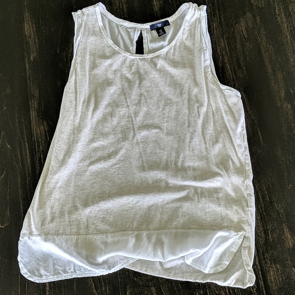 Oatmeal colored GAP tank